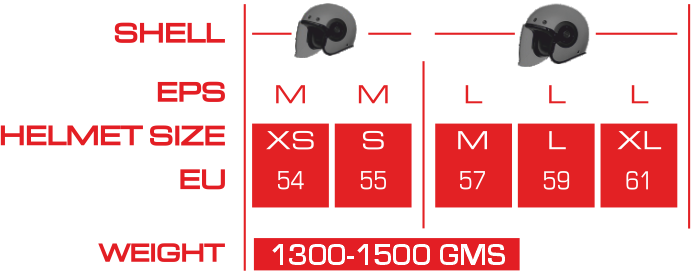 RETRO JET SOLID-Size-Chart