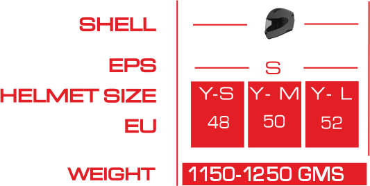 BIONIC YOUTH SPLASH-Size-Chart